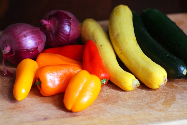 colorful vegetables